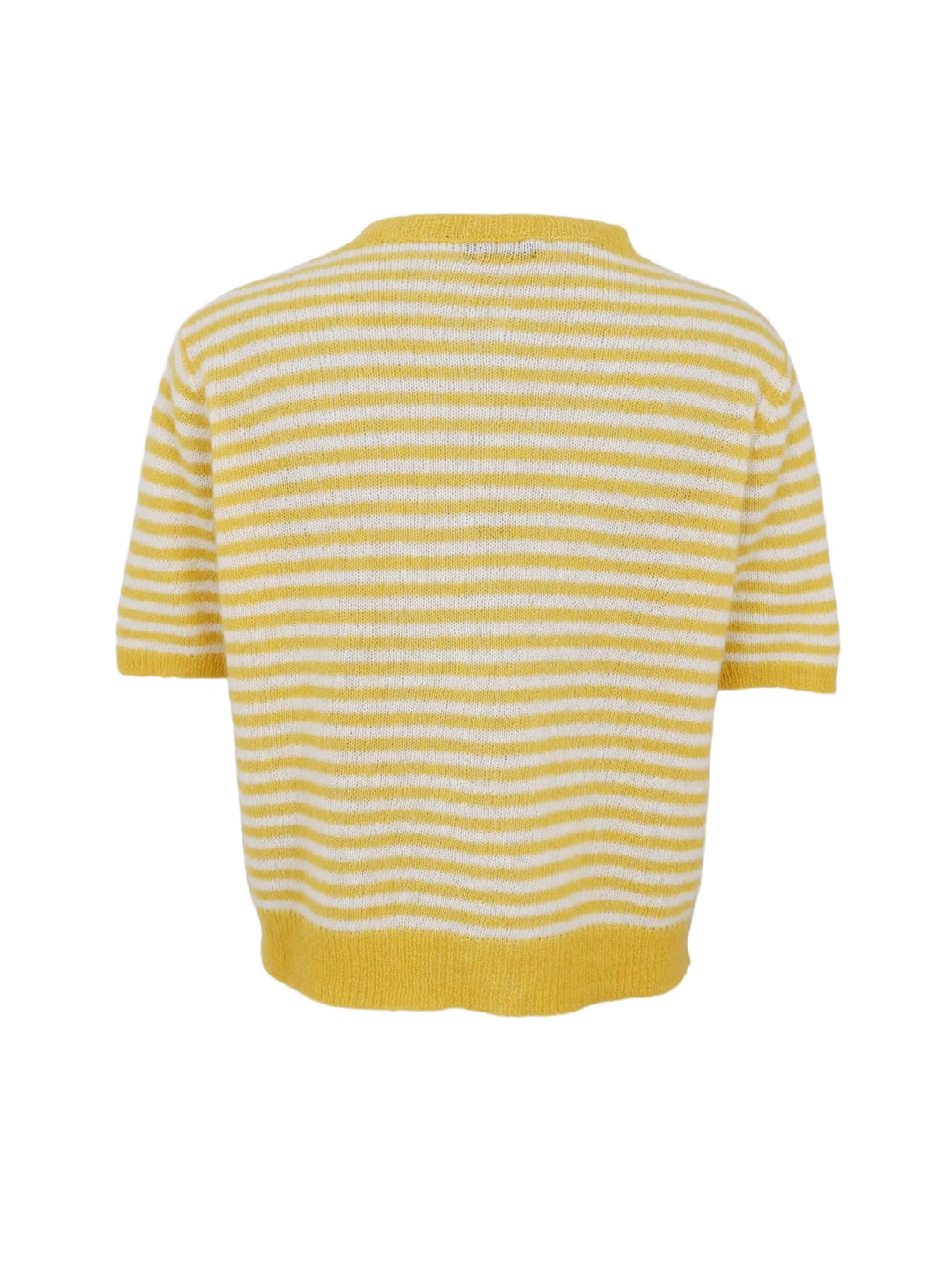Dell striped Short Sleeved Cardigan