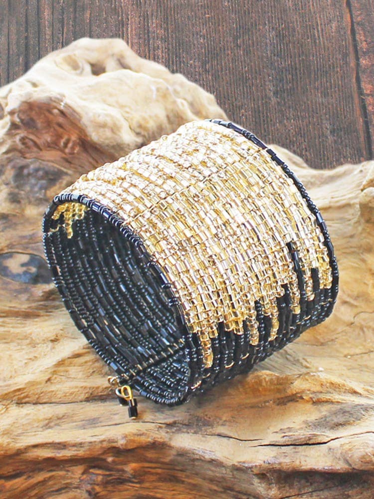 KH6506G METALLIC BEADED CUFF