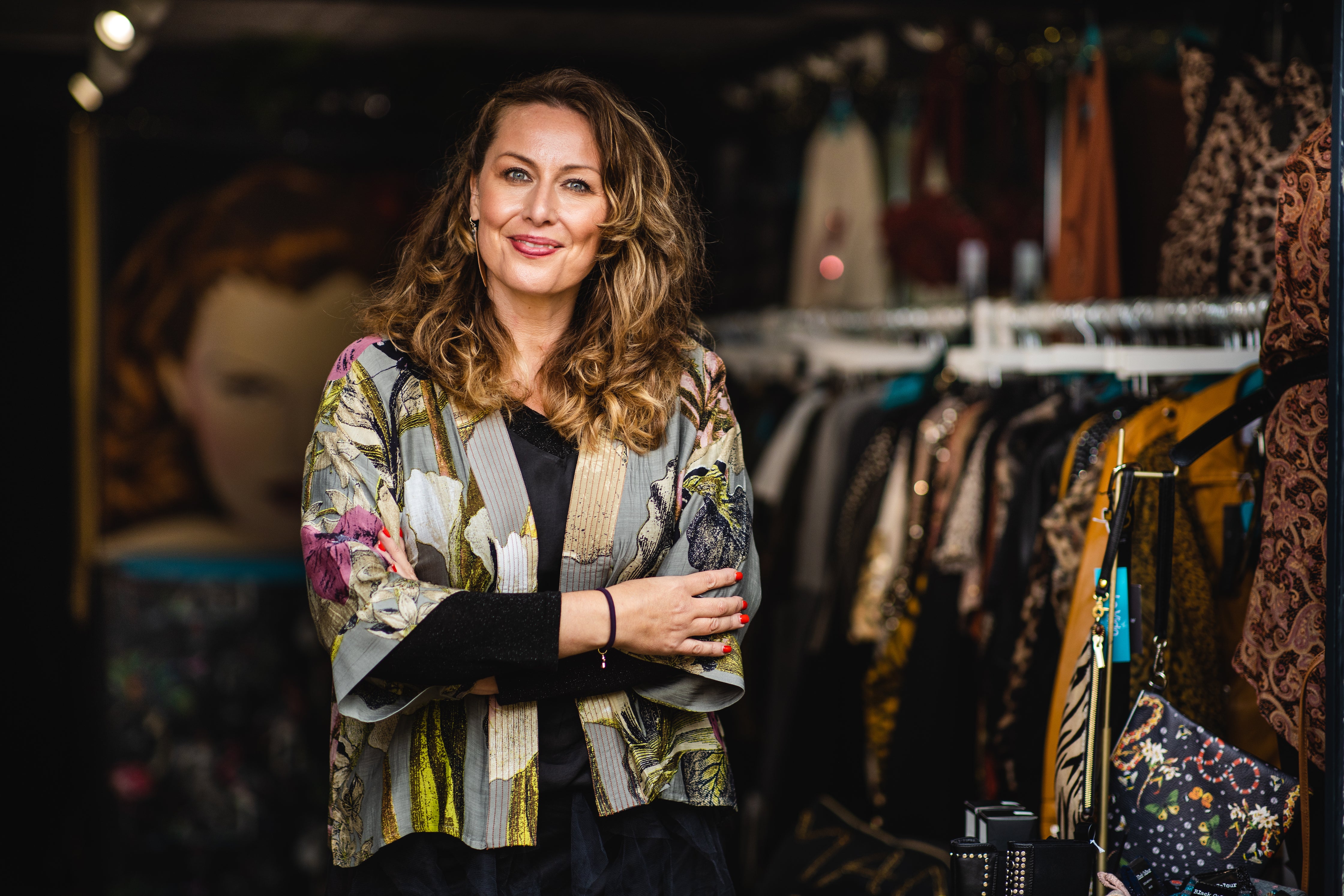 Donna Camera, owner of La Vida Boutique Horsham, in the showroom