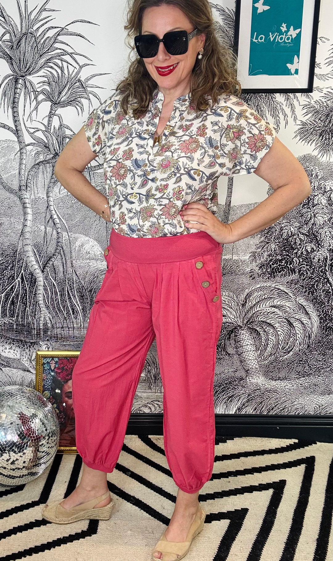 Donna Essential Summer Harem Trousers