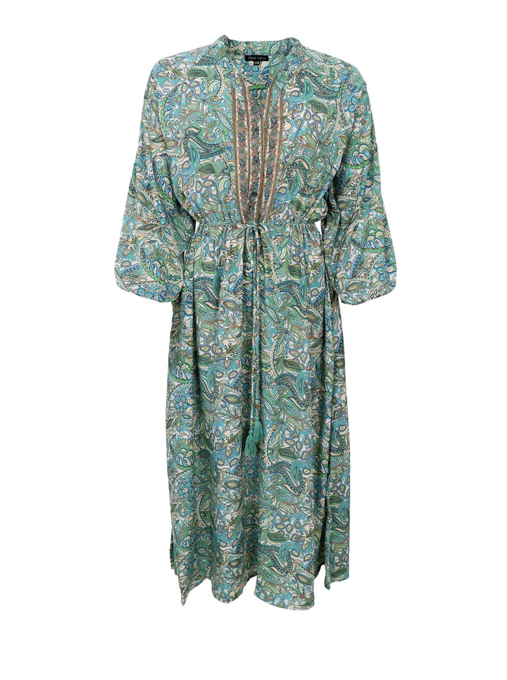 Luna Raglan Dress in sea green