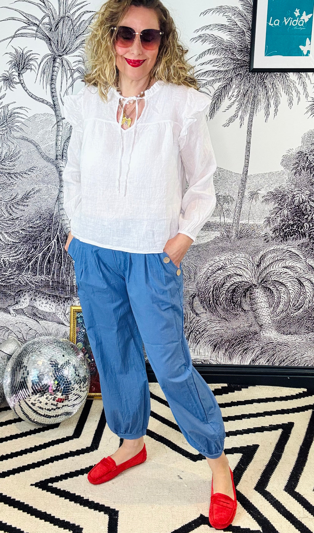 Donna Essential Summer Harem Trousers