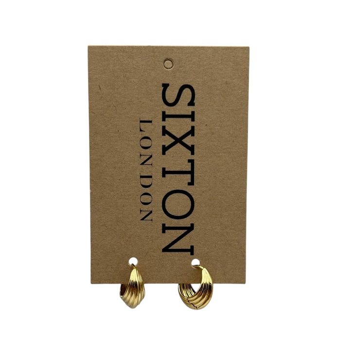 60s Style Mini Hoop Earrings