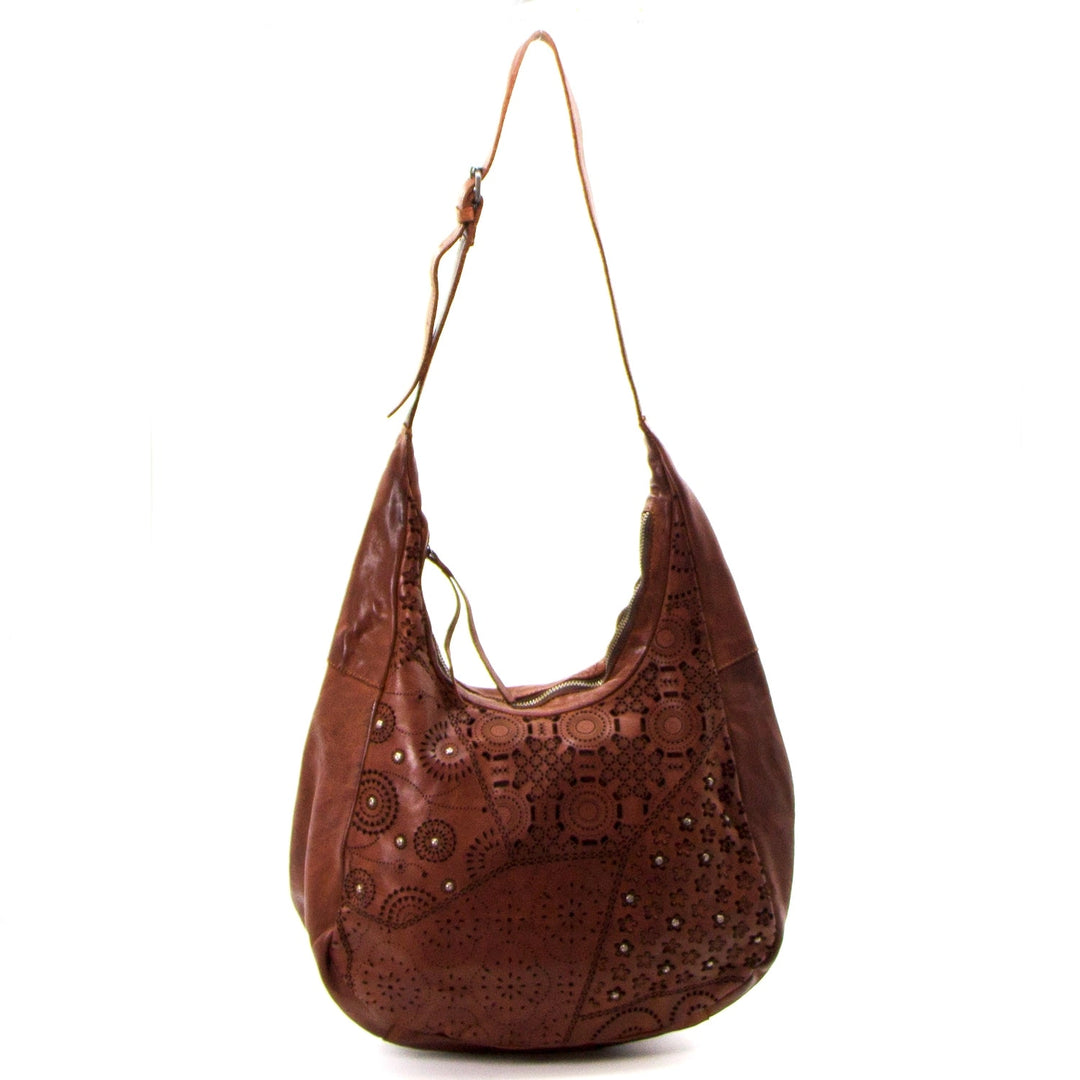 Lisbon Handmade Patterned Detailed Luxury Leather Bag