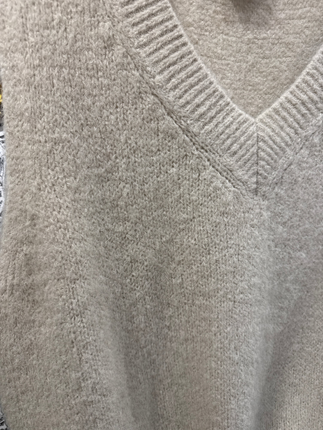 Veronica V-Neck Mohair Tank Top