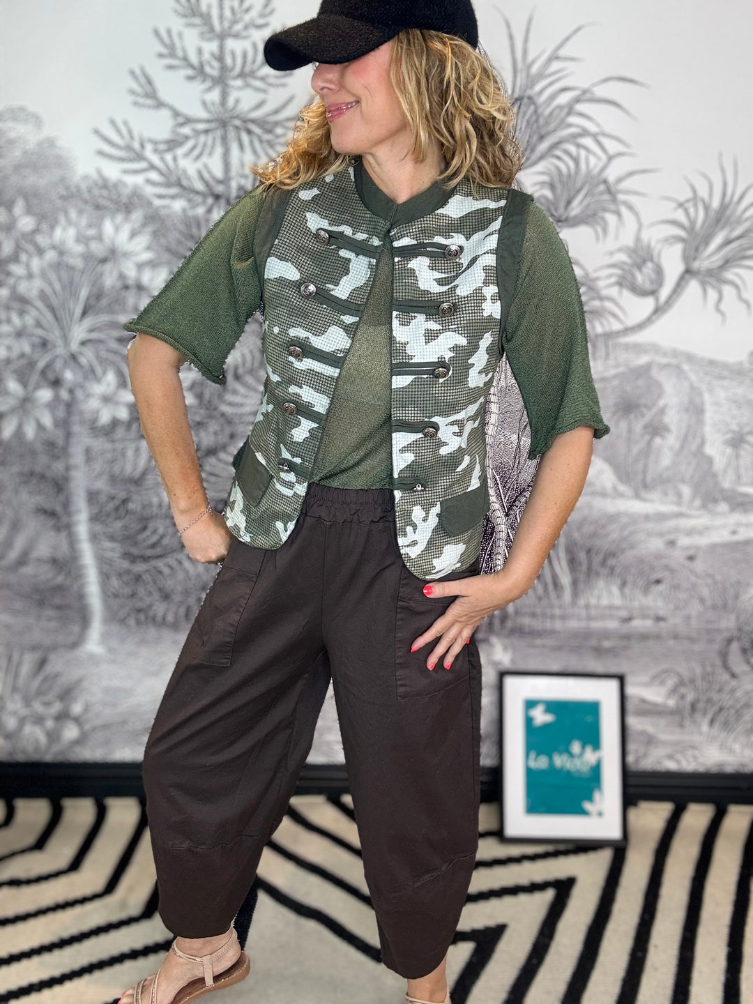 Polly Pocket Autumn Barrel Trousers Cotton Poplin