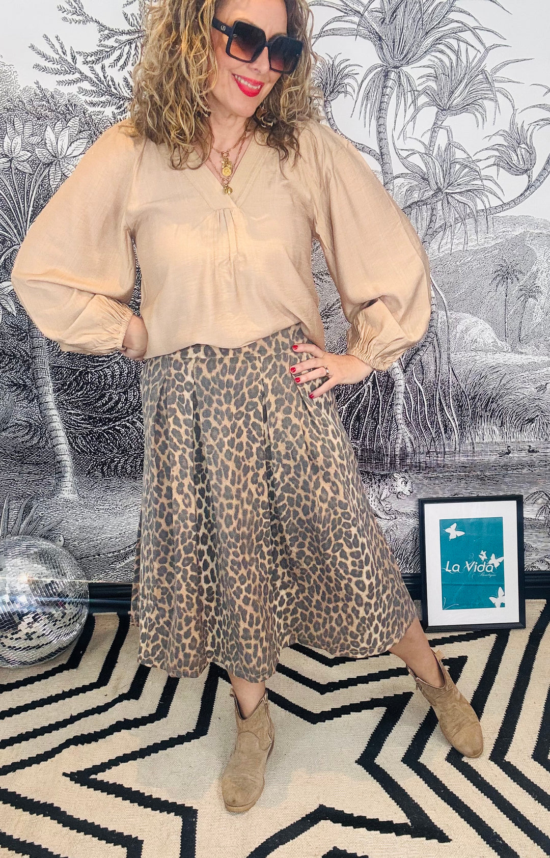 Alice Animal Leopard Skirt