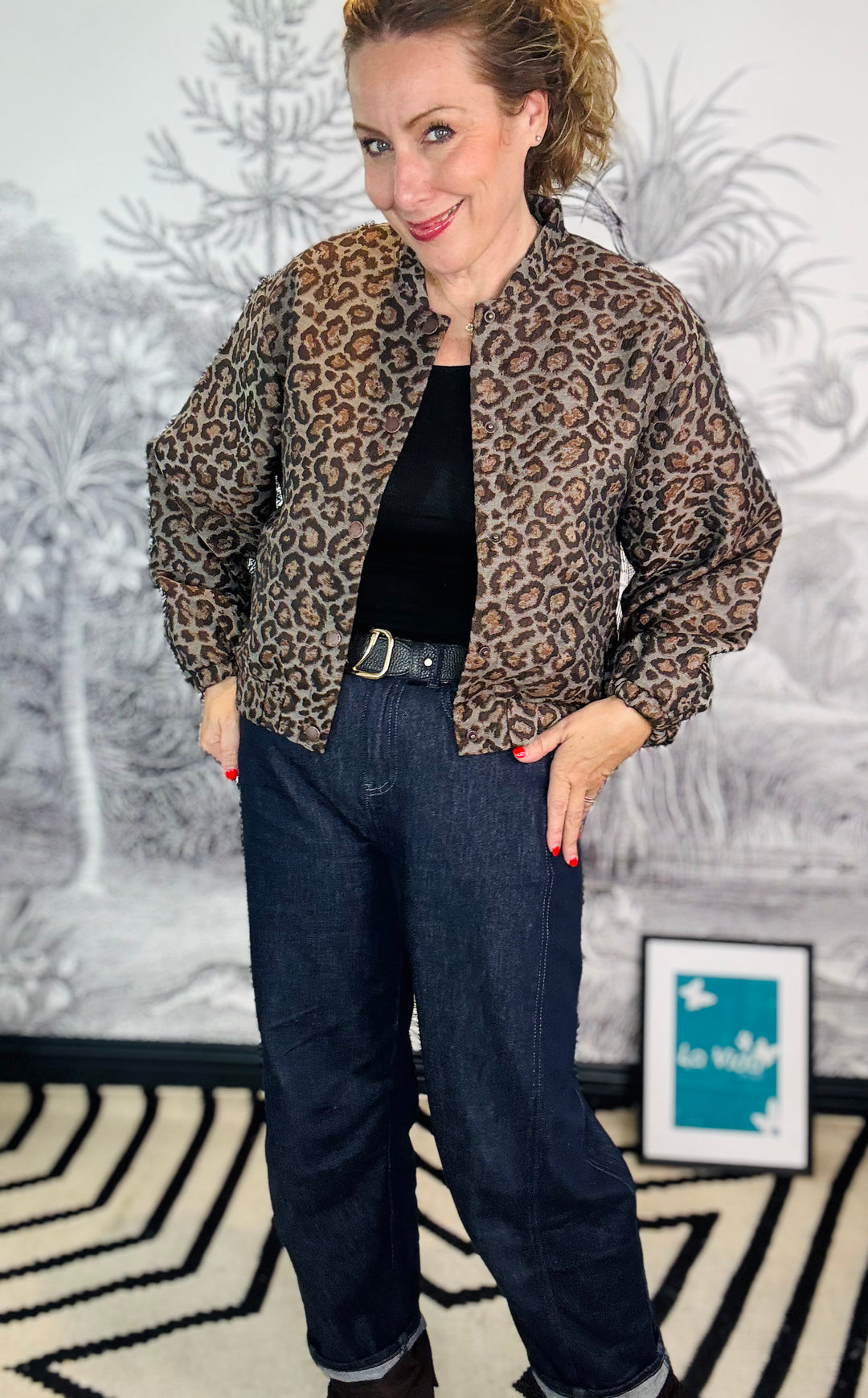 Bomber Jacquard Lurex Jacket