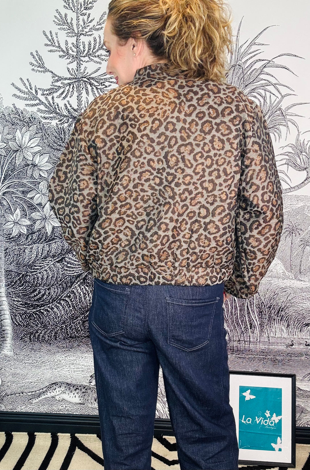 Bomber Jacquard Lurex Jacket