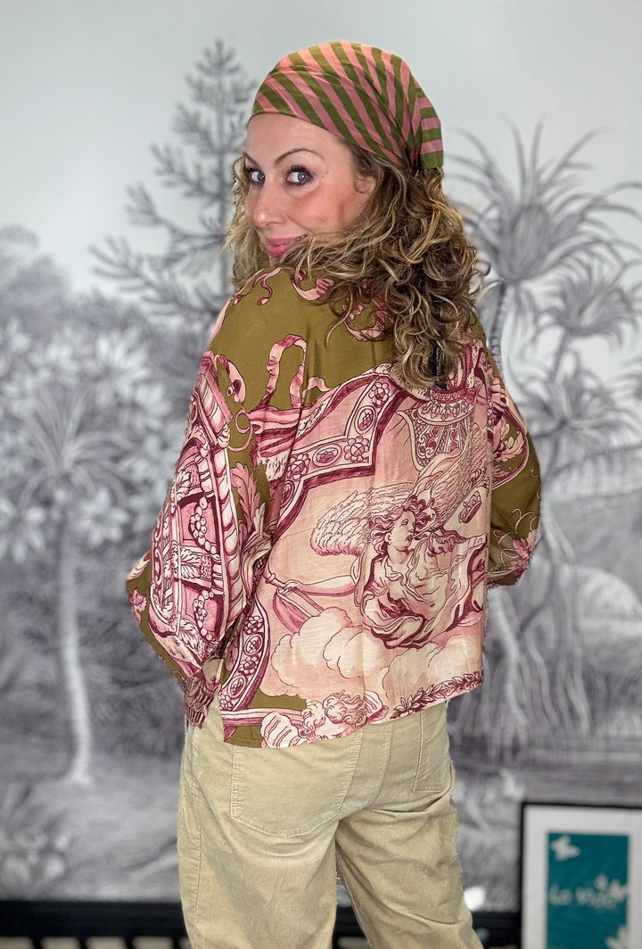 Angels Olive Kimono