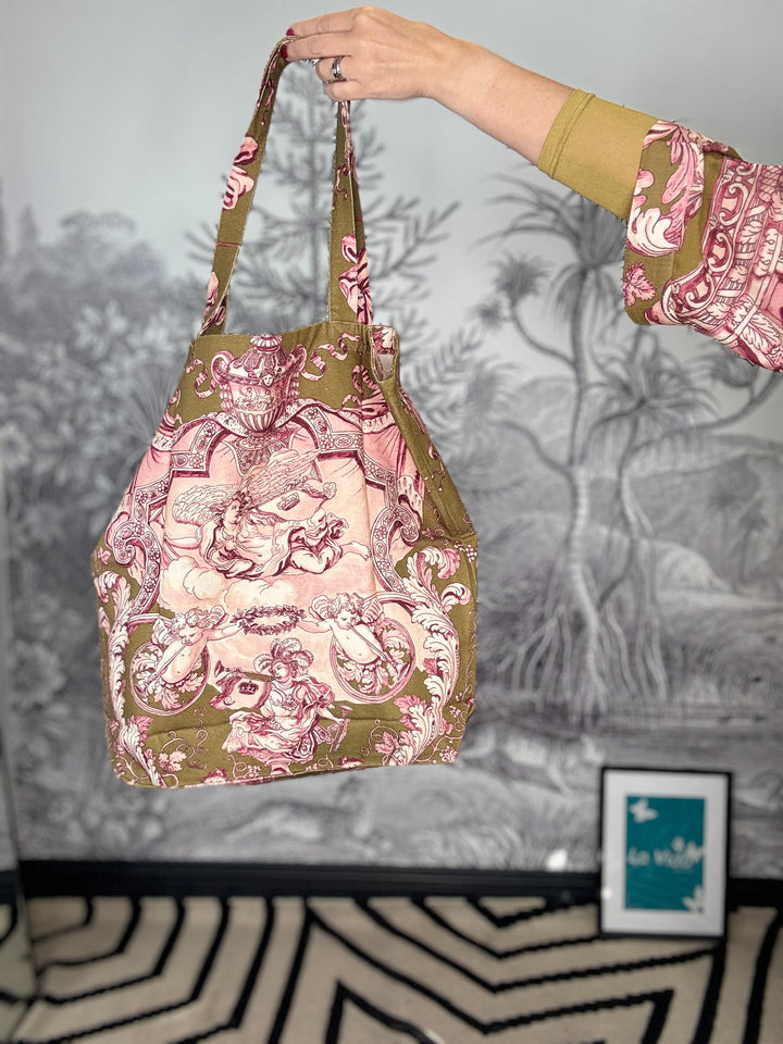 Angels Olive Canvas Bag