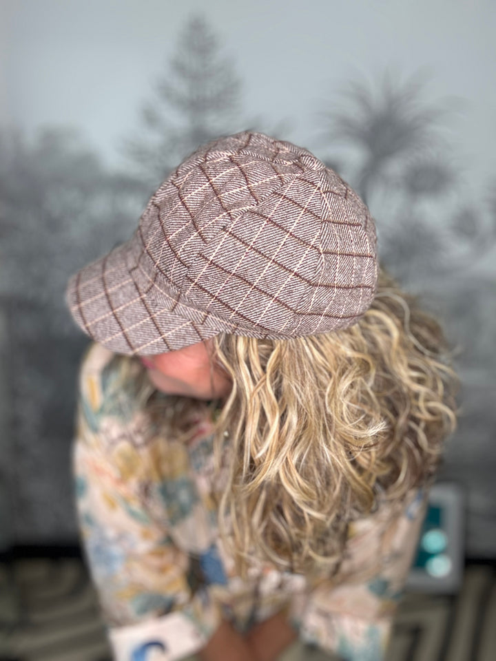 Rosina checked cap