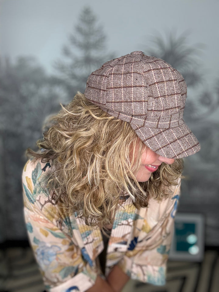 Rosina checked cap