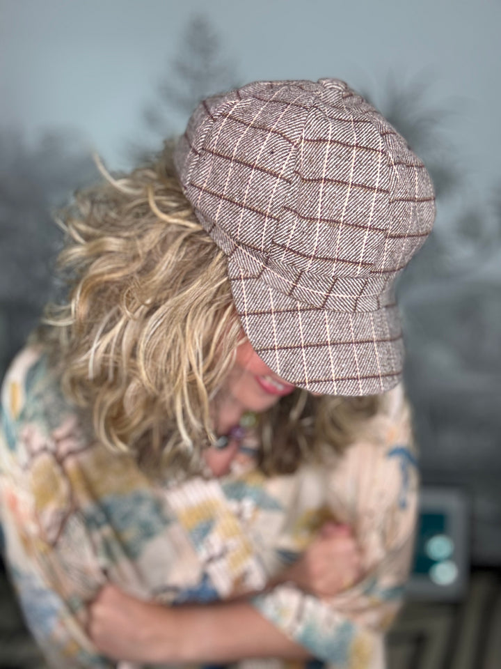 Rosina checked cap