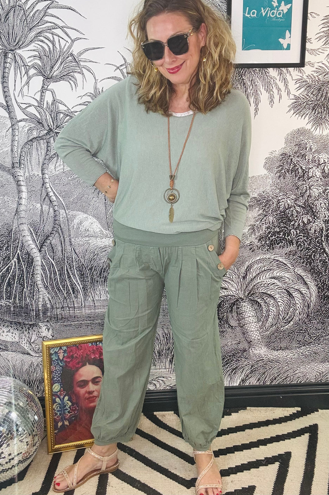 Donna Essential Summer Harem Trousers