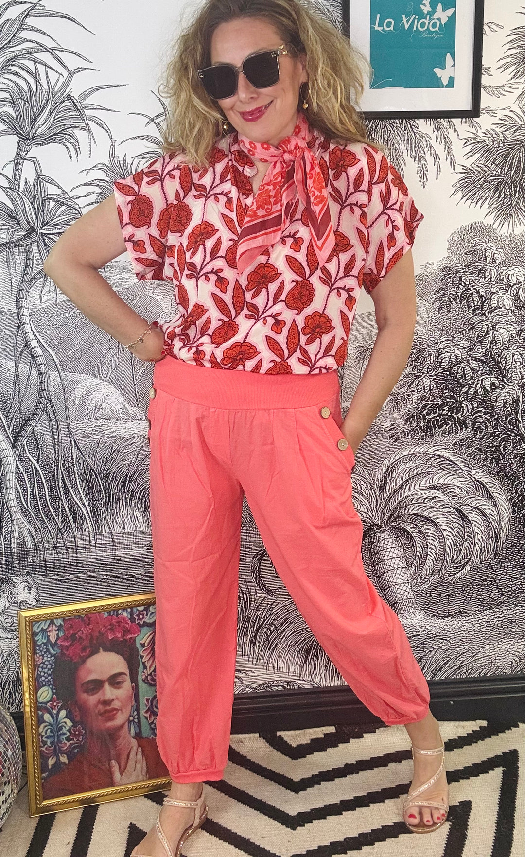 Donna Essential Summer Harem Trousers