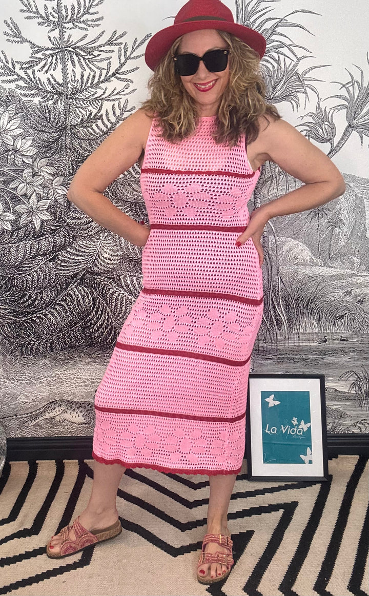 Nikki Crochet Dress