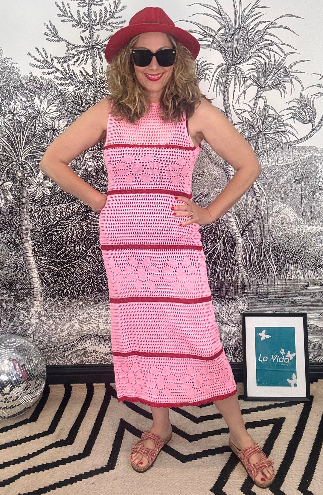 Nikki Crochet Dress