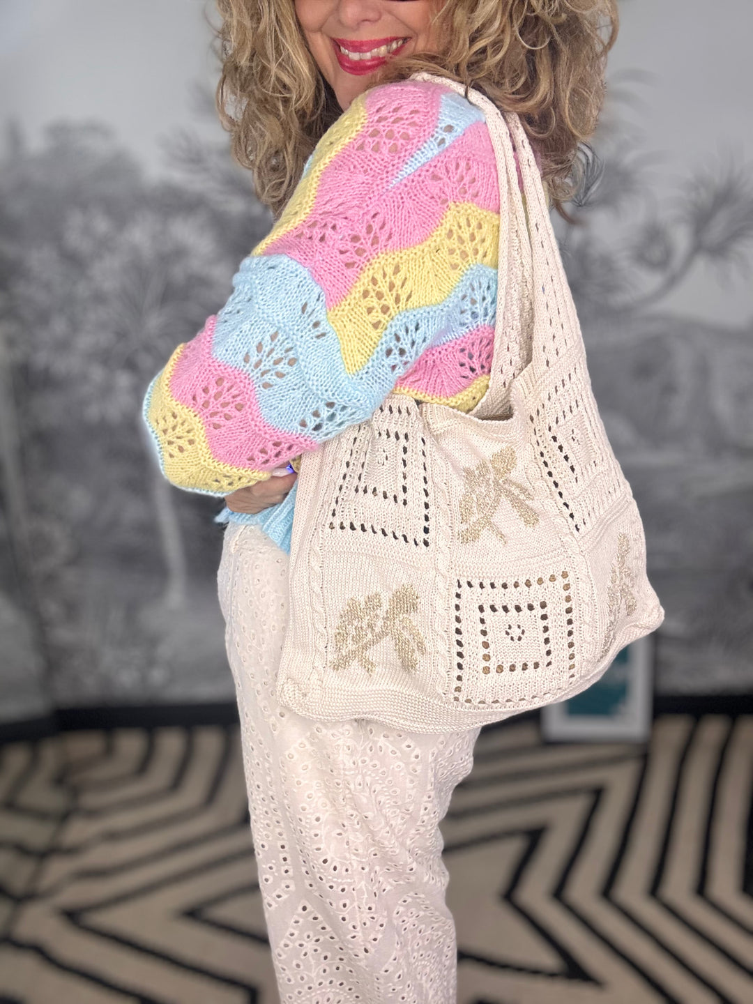 Gigi Crochet Patterned Bag