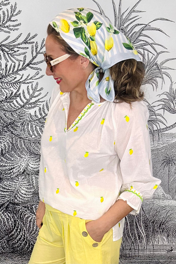 Kayla Lemon Mini Scarf