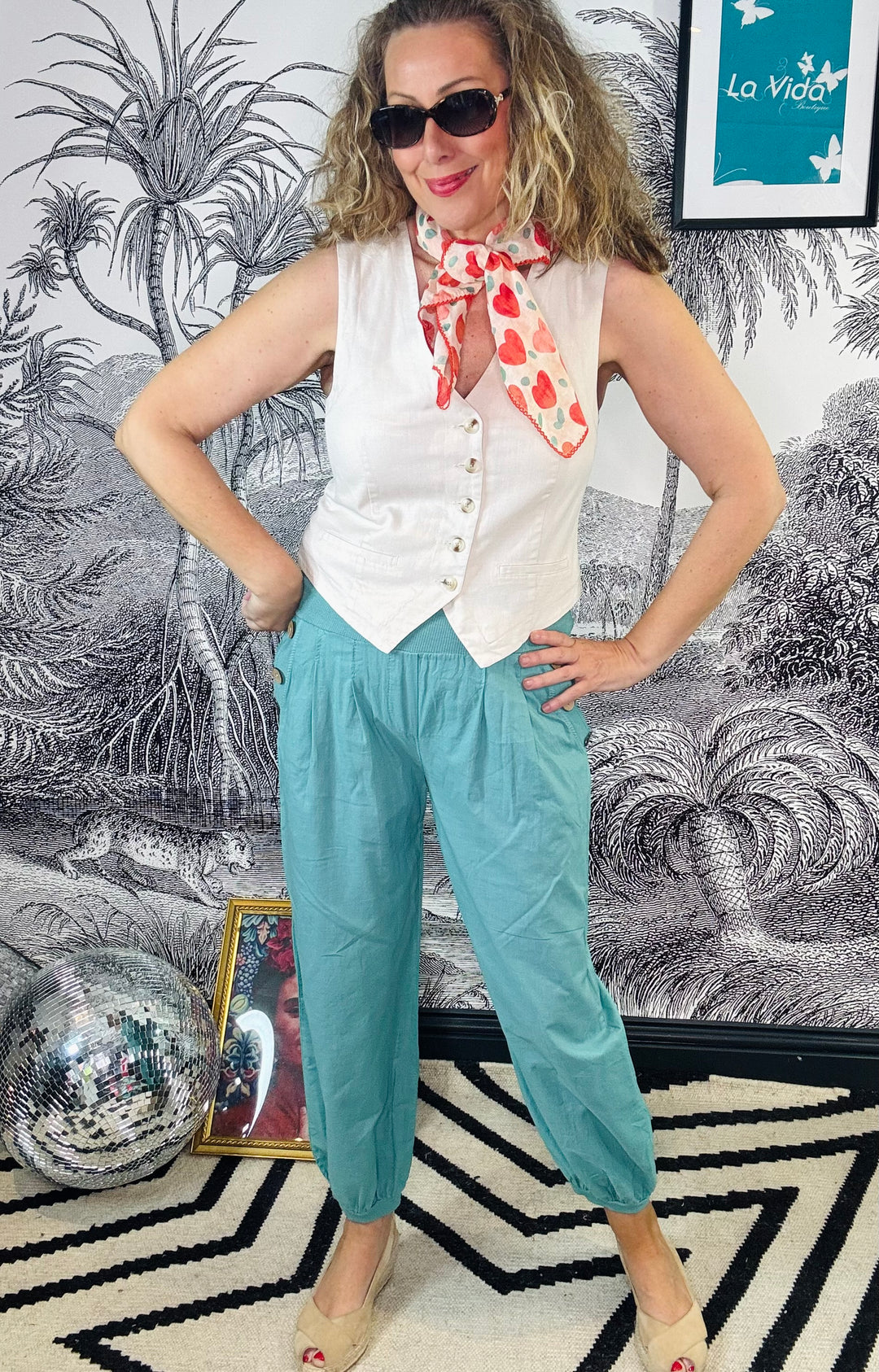 Donna Essential Summer Harem Trousers