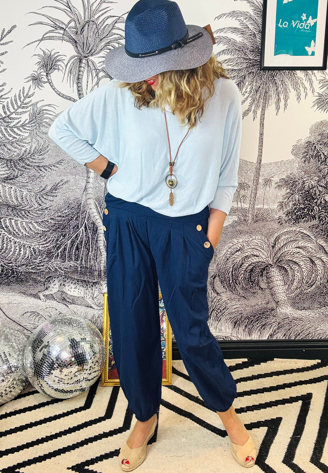 Donna Essential Summer Harem Trousers