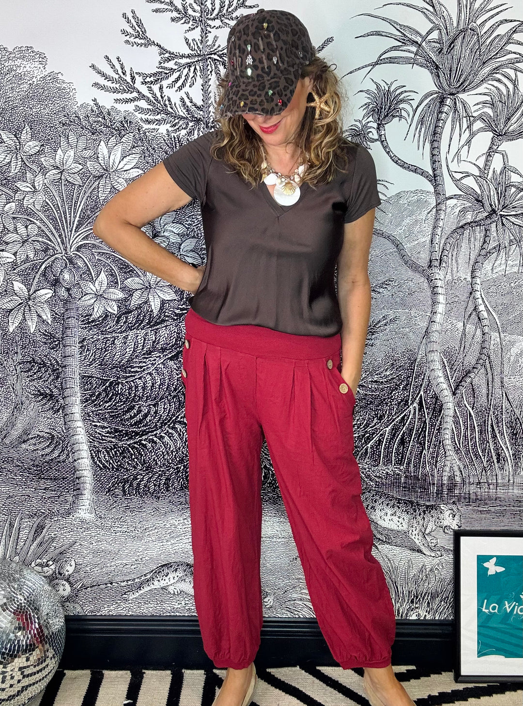 Donna Essential Summer Harem Trousers