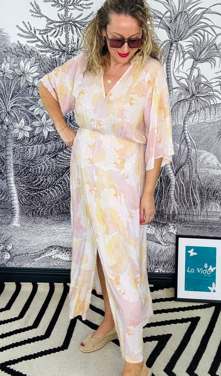 Reef Dress in Soft Pastel