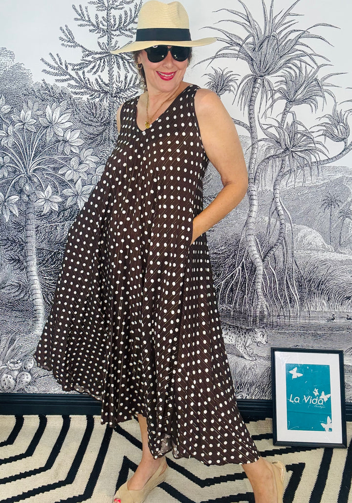 Penelope Polka Dot Dress