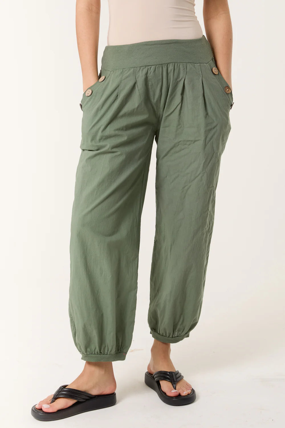 Donna Essential Summer Harem Trousers