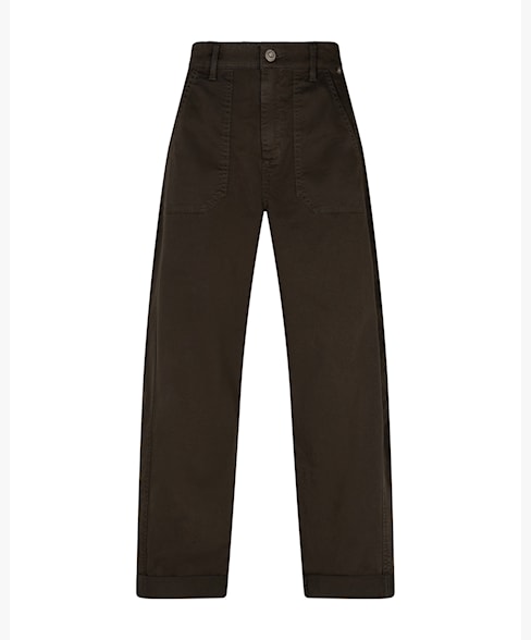 Margot fine twill in Dark Green