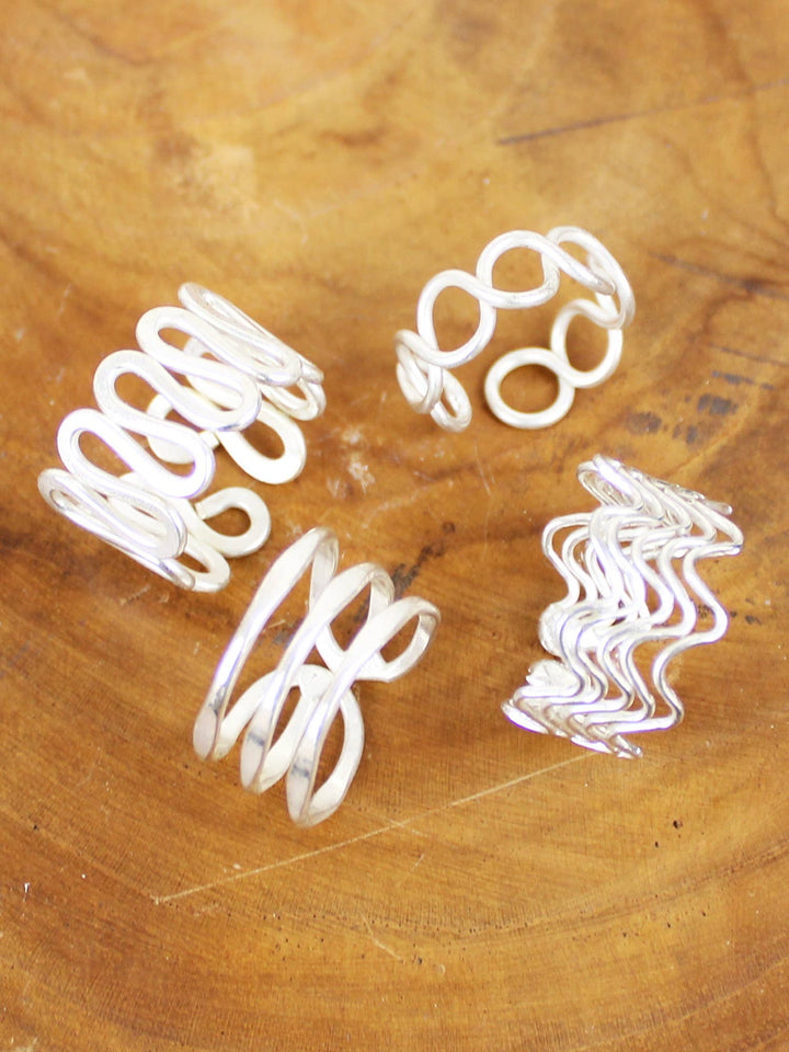 Adjustable Metal Rings