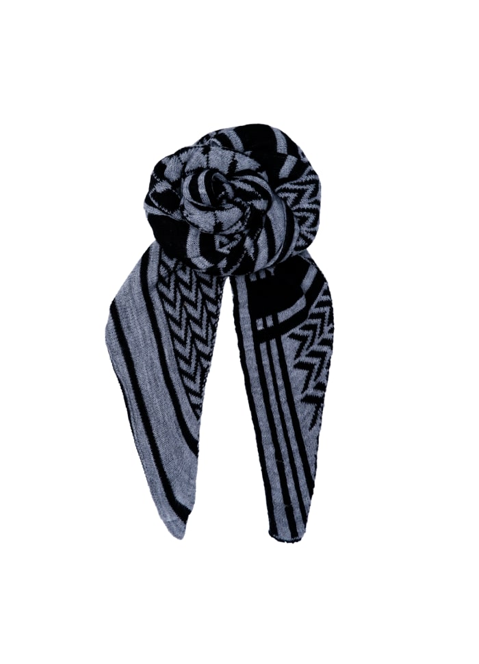 Bex Jacquard Triangle Scarf
