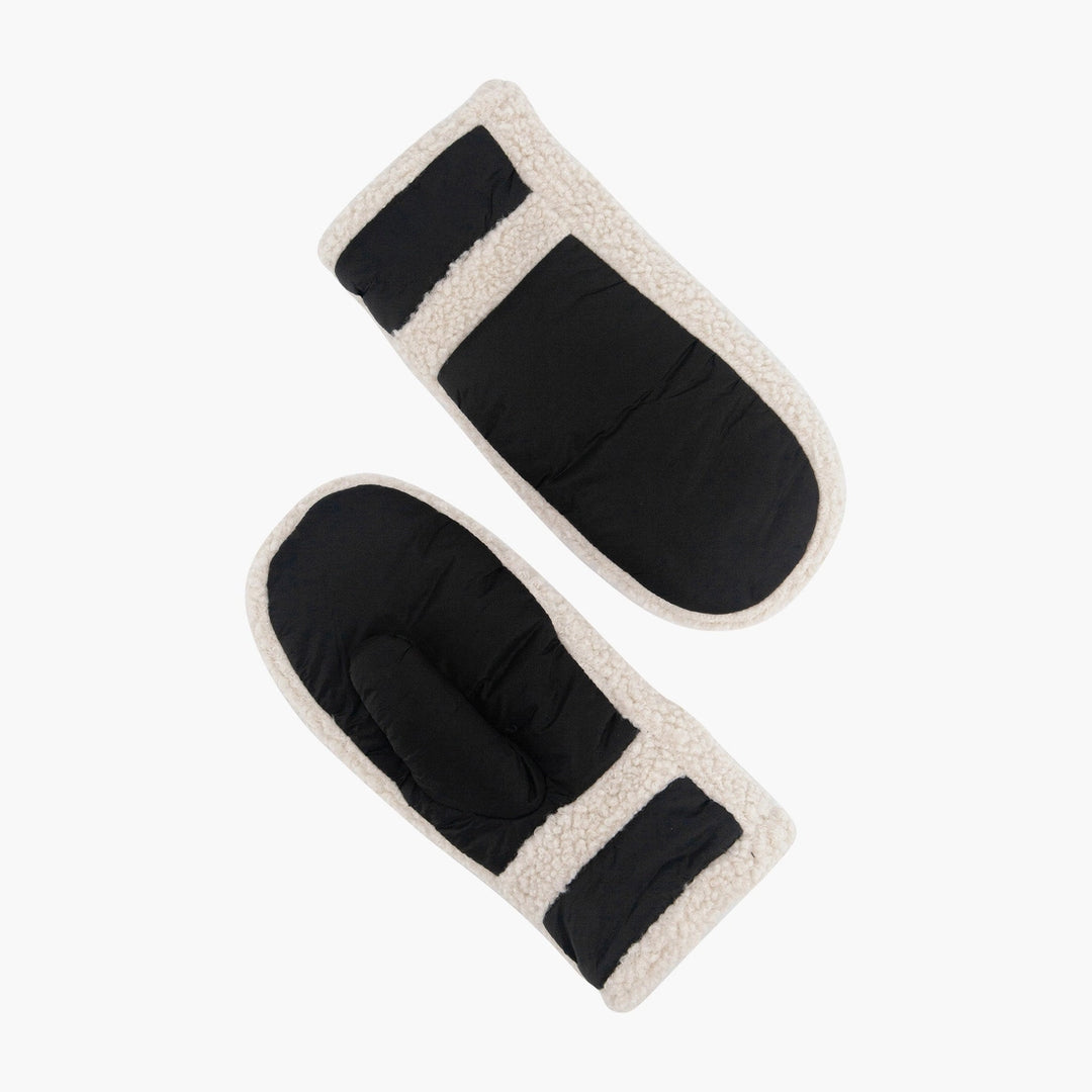 Orla Fleece Lined Borg &amp; Nylon Mittens