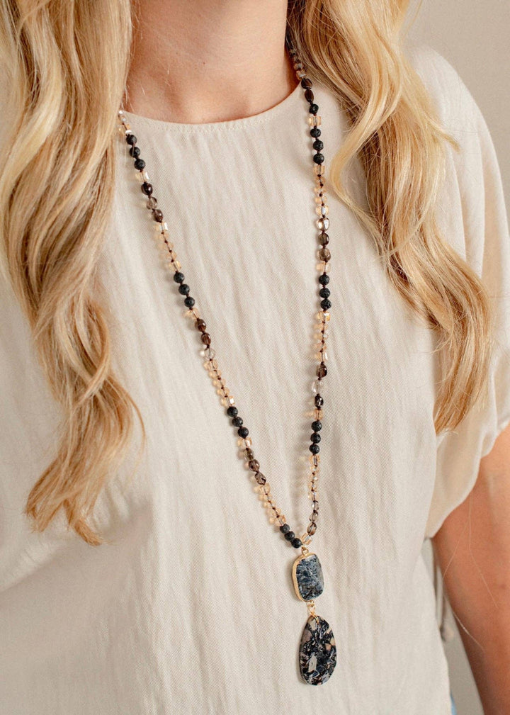 The Black Jasper Beautiful Necklace