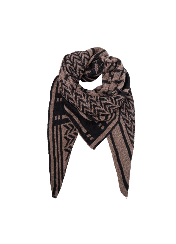 Bex Jacquard Triangle Scarf