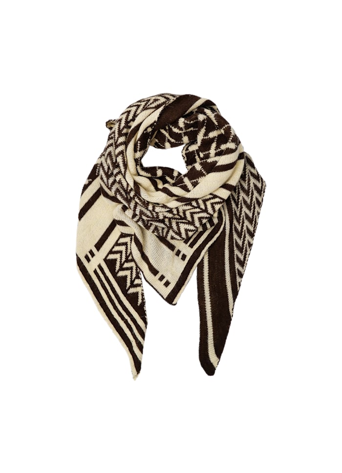 Bex Jacquard Triangle Scarf