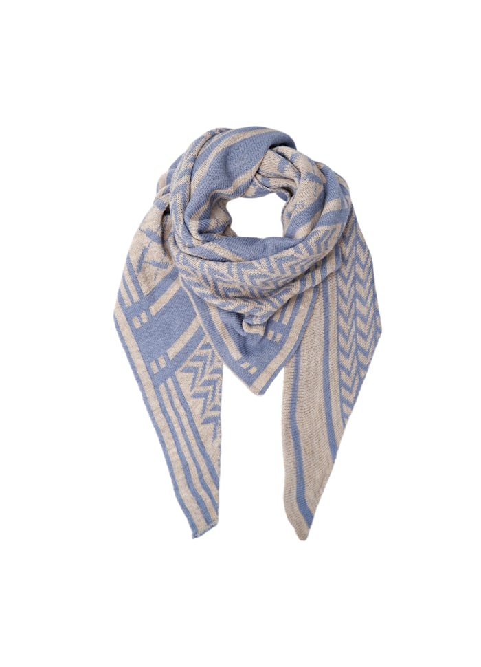 Bex Jacquard Triangle Scarf