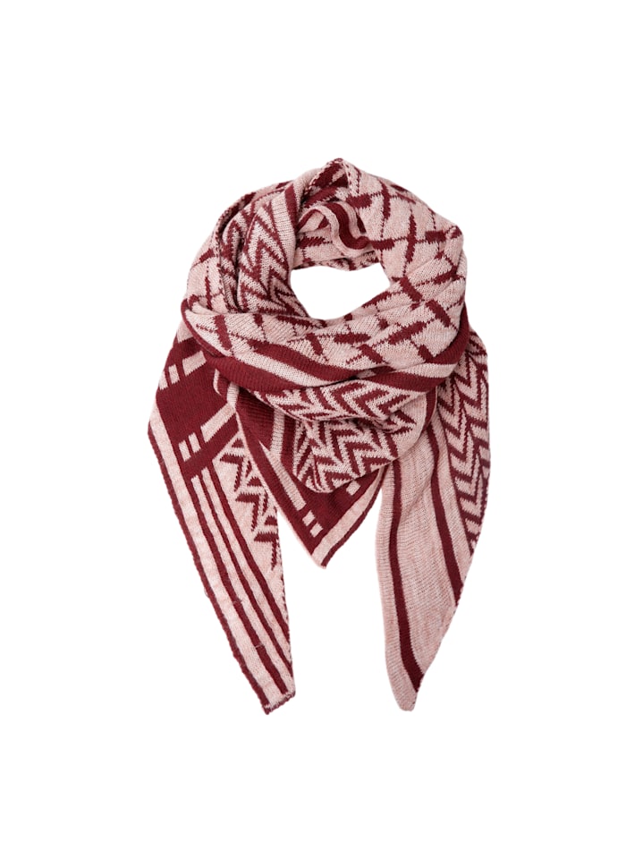 Bex Jacquard Triangle Scarf