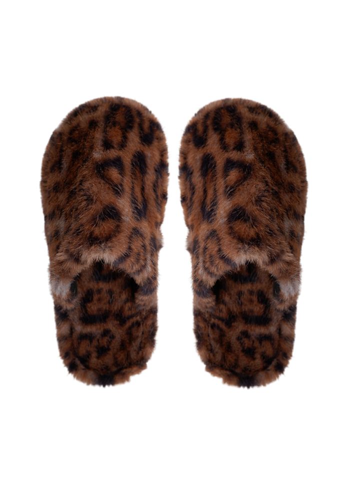 Blaze Faux Fur Leo Slippers