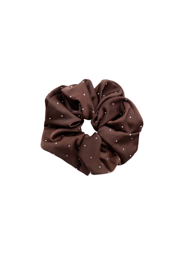 Tamara Satin Sparkle Stone Scrunchie