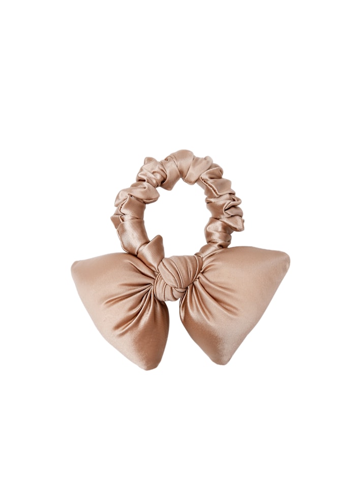 Faith Bow Mini Scrunchie